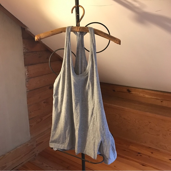Lululemon Gray Split Side Racerback Tank Top, EUC, 6 - Picture 8 of 9